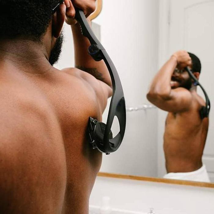 מכונת גילוח שיער לגב BackEase לגילוח וטיפוח שיער הגב אביזרים חיוניים