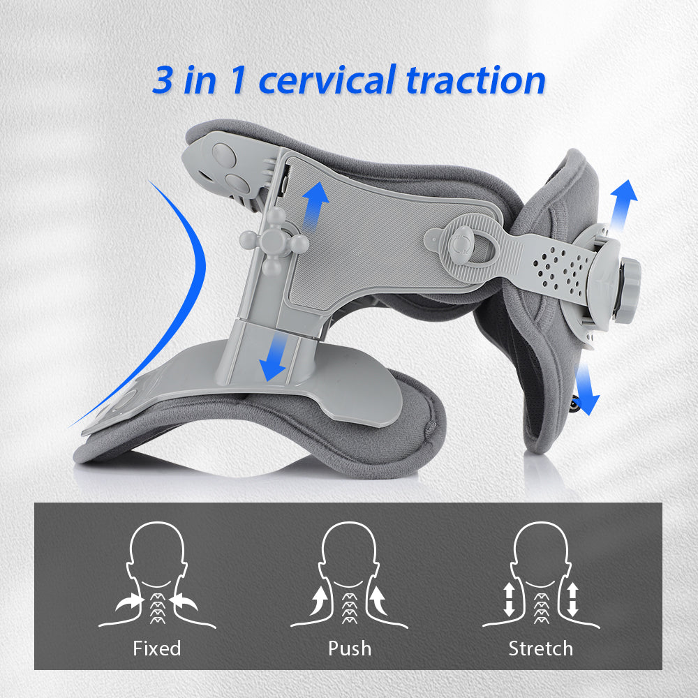 Advanced Heated Cervical Traction Device for Neck Relief 7