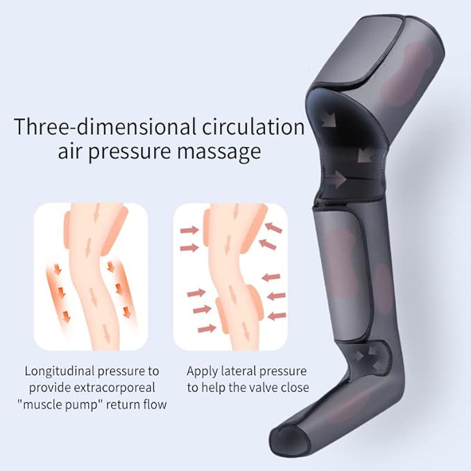Air Compression Leg Massager System for Full Leg Relief and Circulation Enhancement 7