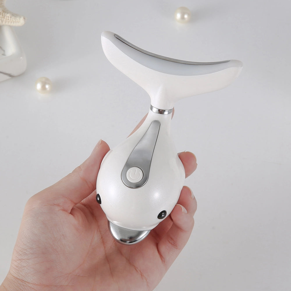 LED Photon Therapy Facial Massager for Neck and Jaw Lifting, Smoothing, and Skin Rejuvenation 0