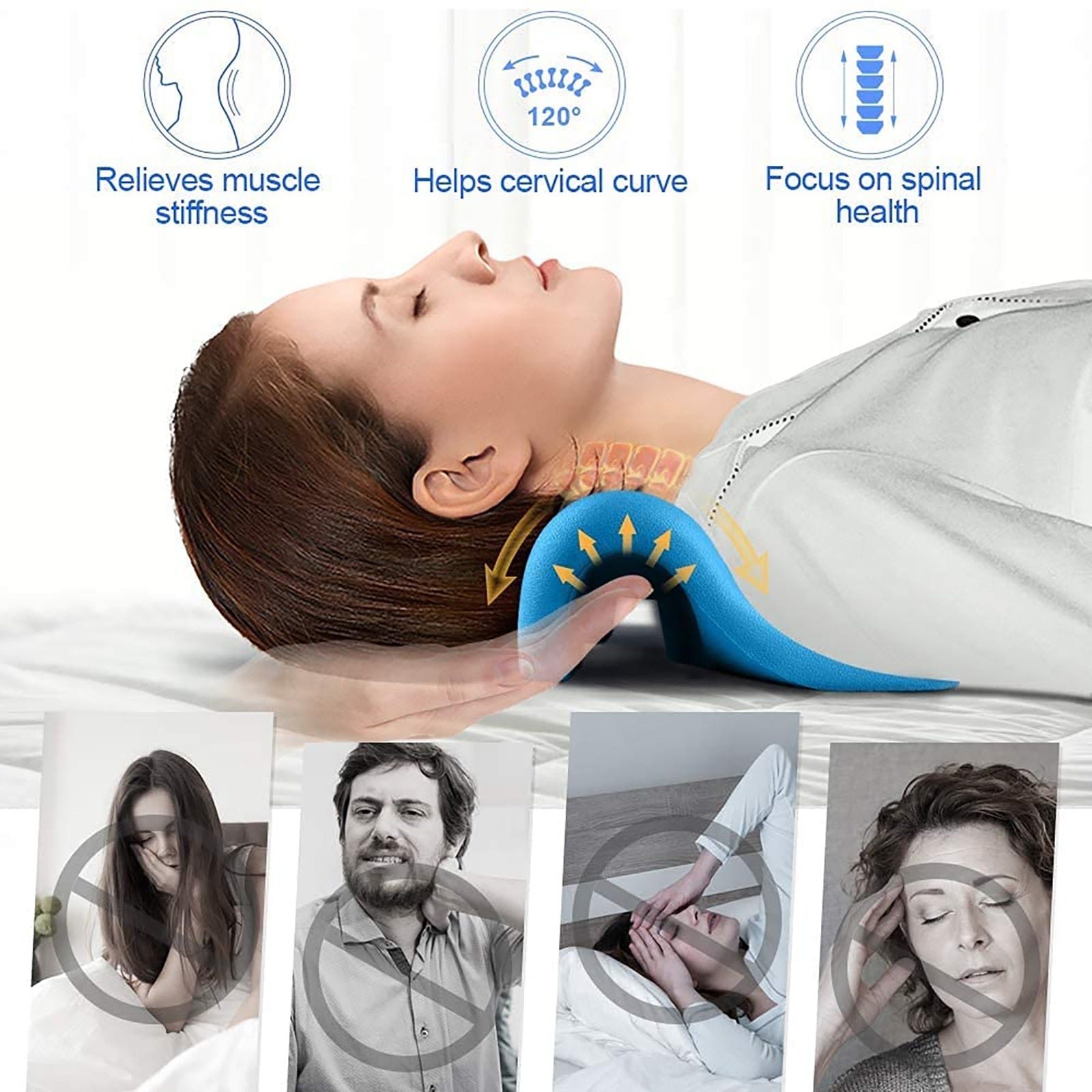 Neck Relief Pillow | Cervical Traction for Pain and Tension 2