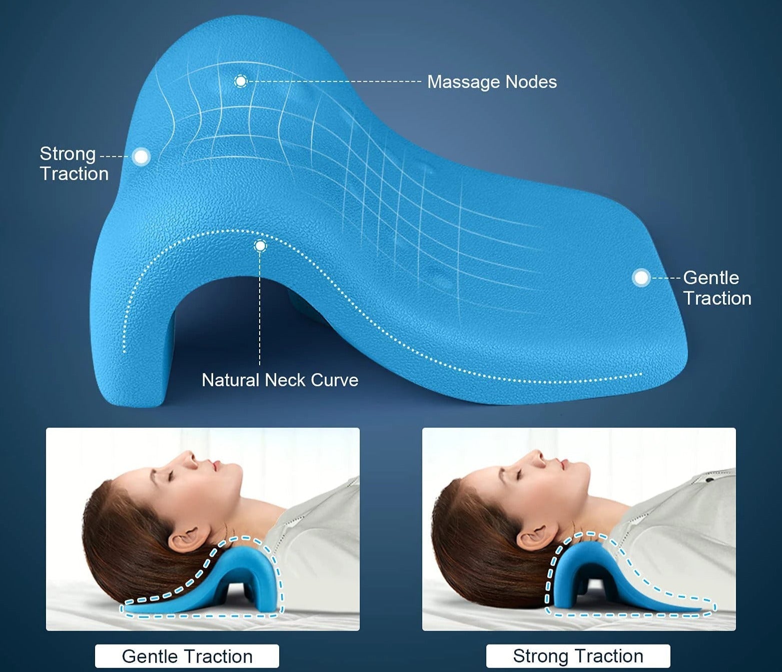 Neck Relief Pillow | Cervical Traction for Pain and Tension 3