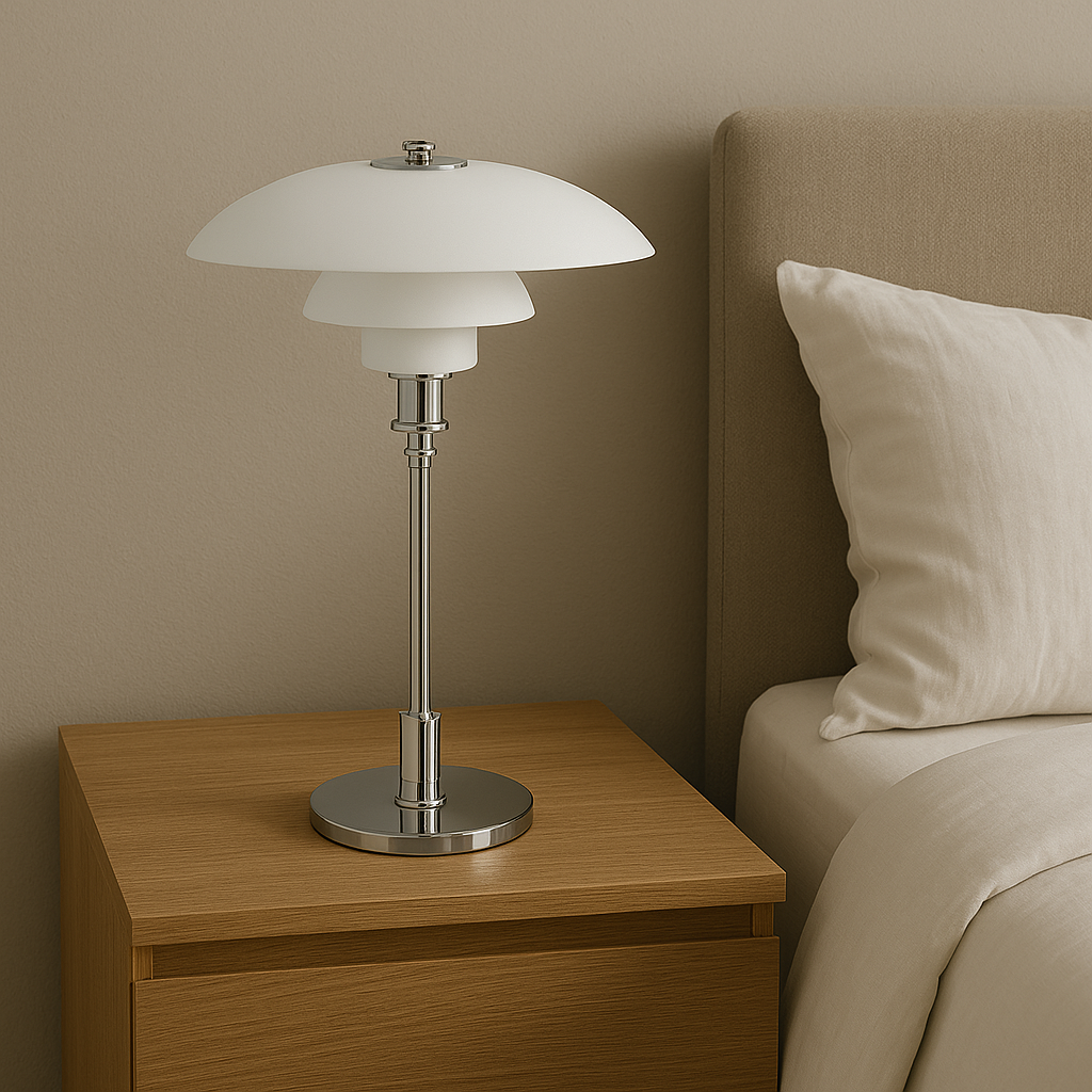 Scandinavian Design Table Lamp for Bedroom and Living Room | LED Dimmable Modern Lighting 5