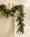 9' Norway Pre-Lit Indoor/Outdoor Faux Garland 0