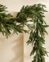 9' Norway Pre-Lit Indoor/Outdoor Faux Garland 3