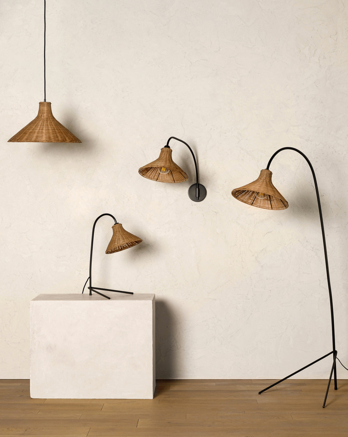 Bell-Shaped Woven Wall Sconce with Antique Bronze Finish and 140-Degree Swivel – Modern Wall Lamp for Hallways and Bedrooms 2