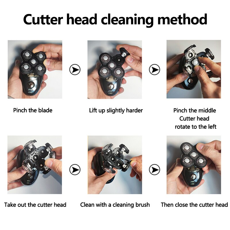 NovaRidge Elektrisch Scheerapparaat voor Mannen met Kale Hoofd voor Hoofdscheerbeurt en Verzorging Dagelijks Gebruik