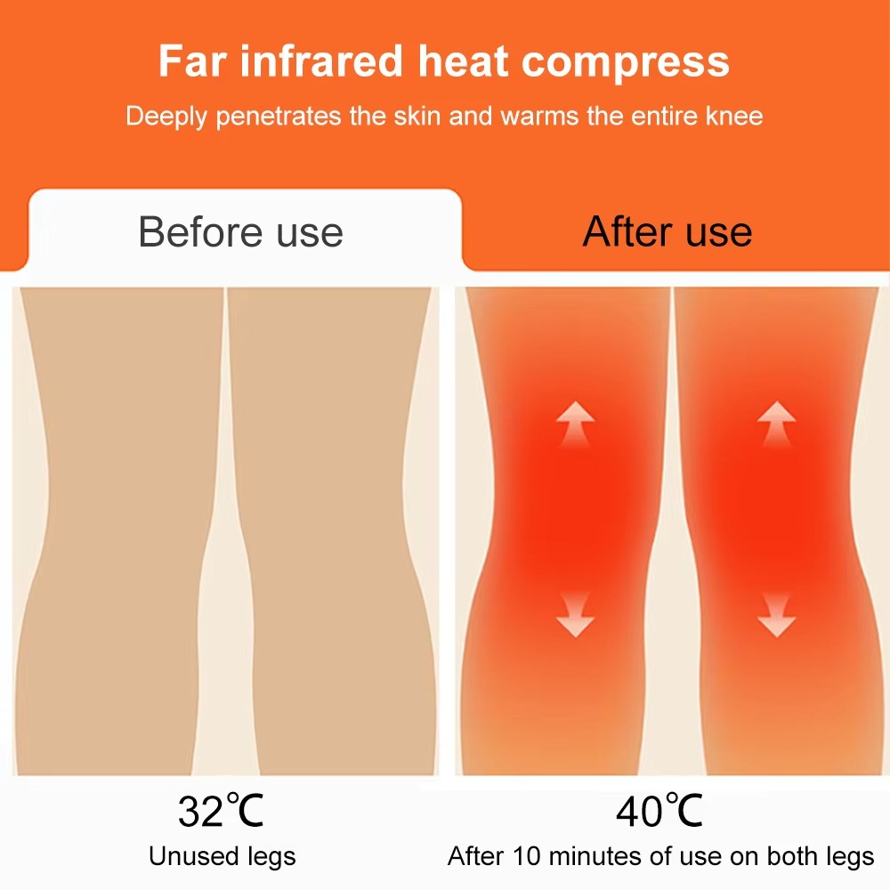 Electric Heating Knee Wrap for Joint Pain Relief and Cold Therapy 3