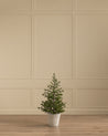 Faux Spruce Pre-Lit Potted Tree 0