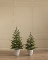 Faux Spruce Pre-Lit Potted Tree 1