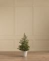 Faux Spruce Pre-Lit Potted Tree 8
