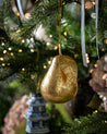 Gilded Pear Ornament 1
