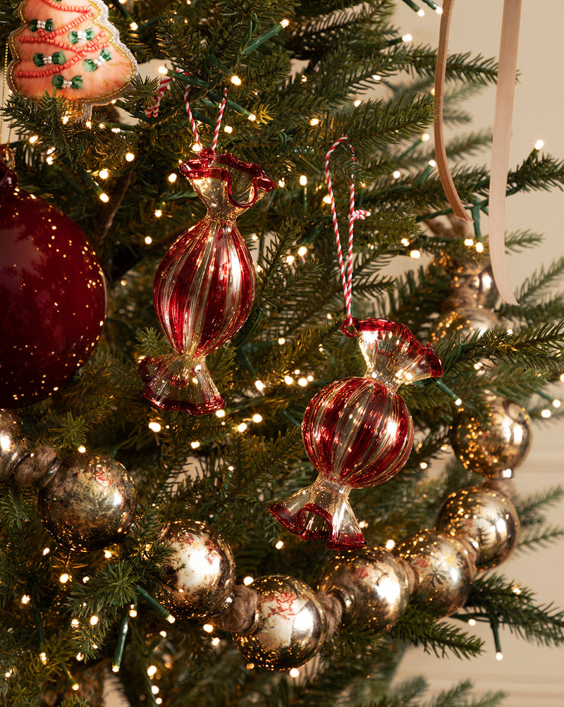 Glass Candy Ornaments (Set of 2) 1