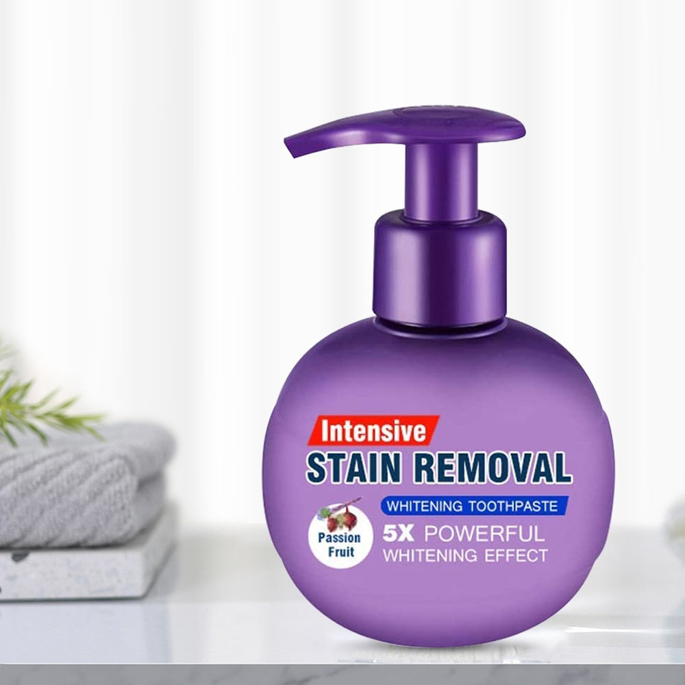 Pasta de dientes blanqueadora natural PureGlow para el brillo diario y cuidado suave