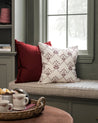 Mabry Velvet Bordered Pillow Cover 1