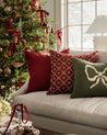 Mabry Velvet Bordered Pillow Cover 5