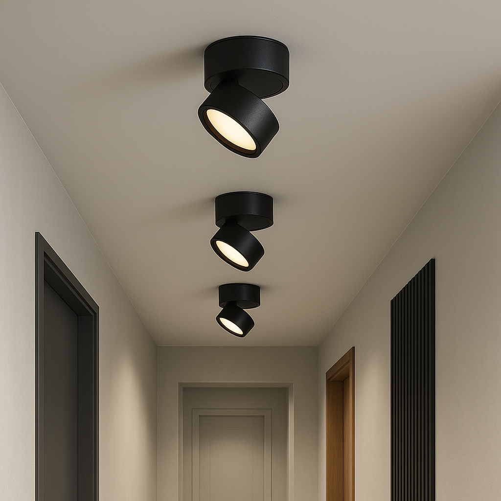 Modern Flush Mount Ceiling Light | Set of 2 with Integrated LED and Warm White Illumination 1