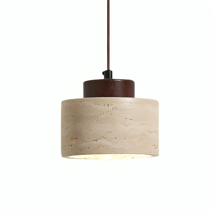 Natural Travertine Stone Pendant Light for Kitchen Island and Dining Room 6