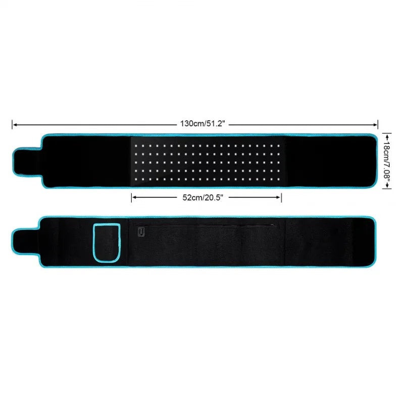 Red Light Therapy Belt for Targeted Back Pain Relief and Muscle Relaxation 3