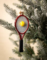 Red Tennis Racquet Ornament 0