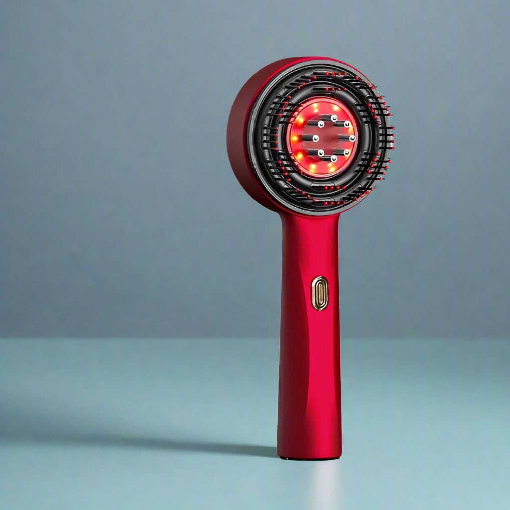 Scalp Massage Comb with Red Light Therapy for Hair Nourishment 0