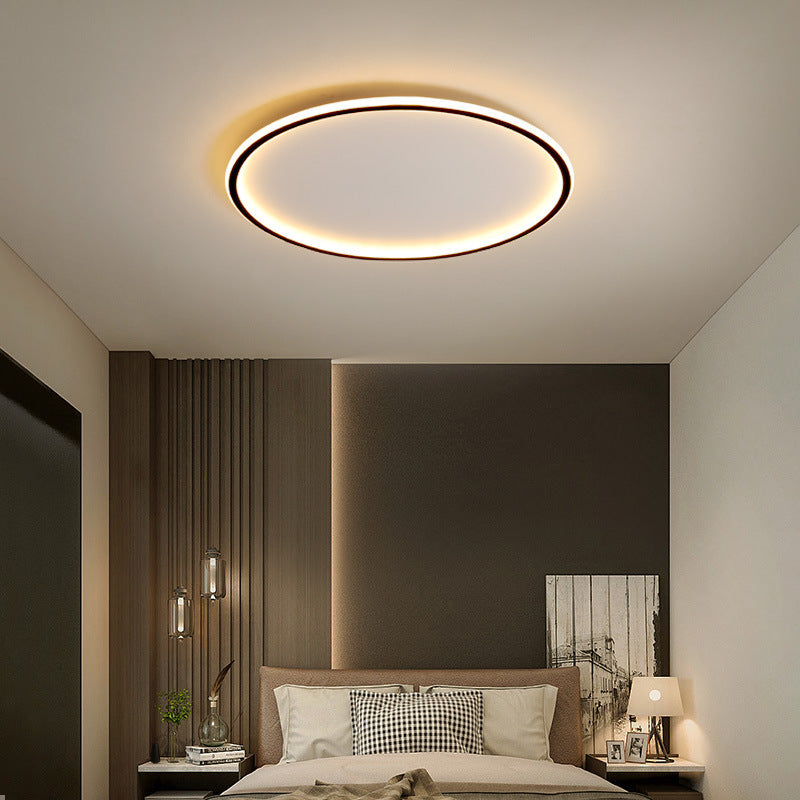 Scandinavian Round Flush Mount Ceiling Light Fixture by Mysaglobe - LED Lighting for Modern Spaces 3