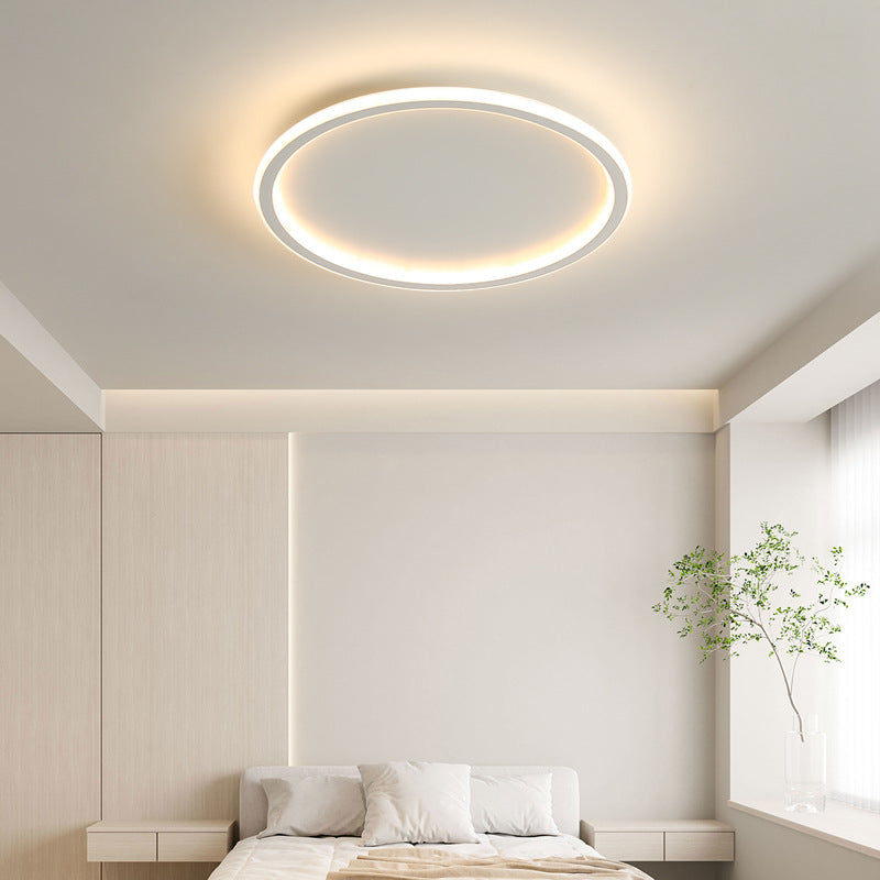Scandinavian Round Flush Mount Ceiling Light Fixture by Mysaglobe - LED Lighting for Modern Spaces 4