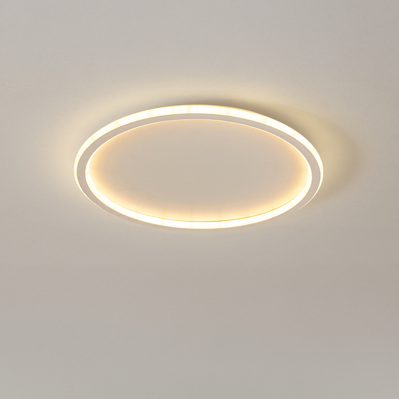 Scandinavian Round Flush Mount Ceiling Light Fixture by Mysaglobe - LED Lighting for Modern Spaces 9